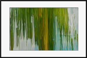 Weeping willow photo like painting